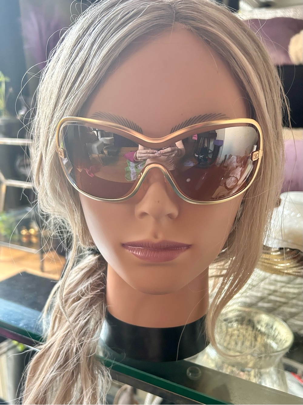 Chanel Gold Sunglasses Style 4031